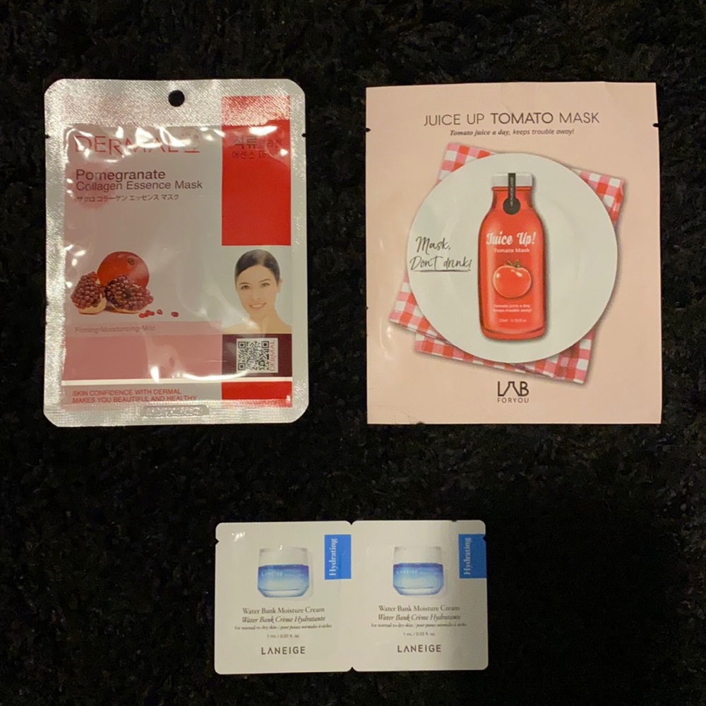 Face masks & moisture cream